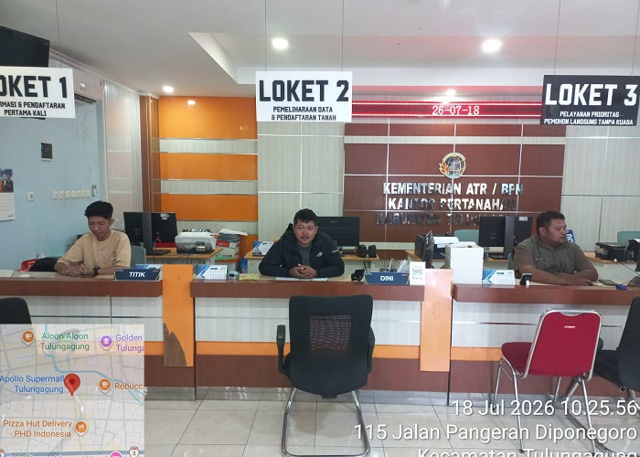 Buka Pelayanan di Pelataran, ATR/BPN Tulungagung Permudah Warga Urus Sertifikat Tanah di Akhir Pekan