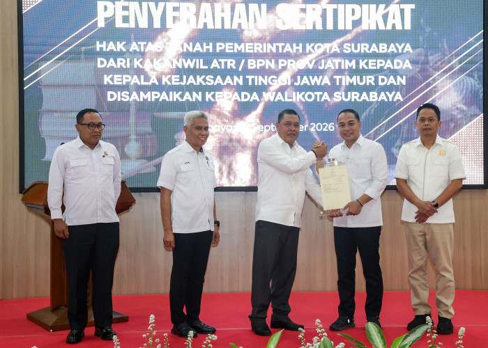 Pemkot Surabaya Selamatkan Aset Daerah Nyaris Rp 1 Triliun lewat Sinergi Kejati dan BPN