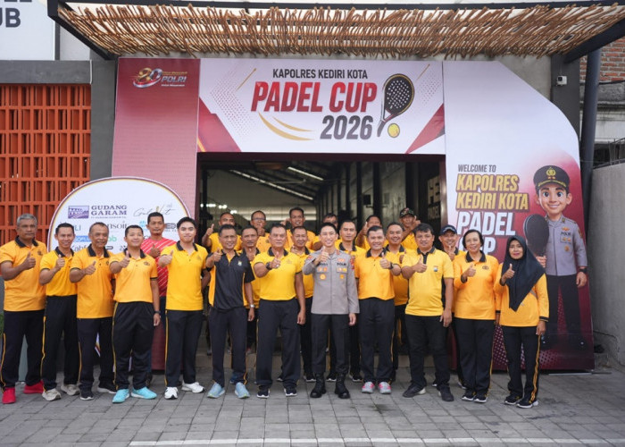 Turnamen Kapolres Kediri Kota Padel Cup 2026 Resmi Dibuka, Jadi Ajang Silaturahmi dan Prestasi