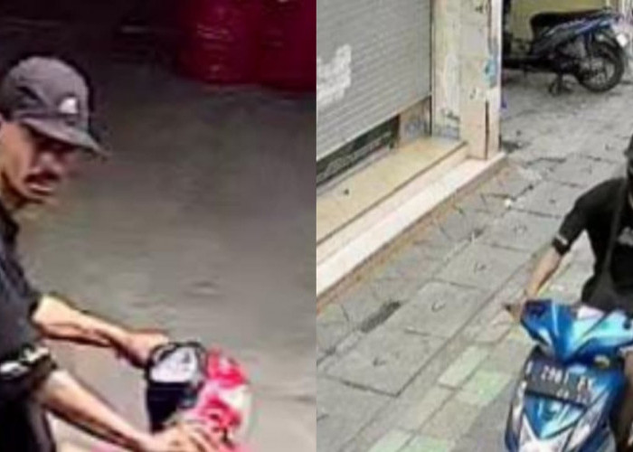 Aksi Curanmor di Tandes Terekam CCTV, Tinggalkan Motornya Sendiri Usai Curi Motor Korban