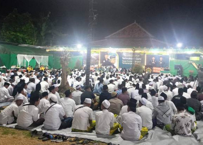 Dibanjiri Lautan Manusia, Polsek Sukolilo Kawal Pengamanan Harlah ke-70 Padepokan Tiga Serangkai