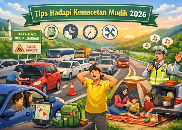 Tips Jitu Hadapi Kemacetan Parah Saat Mudik 2026 Agar Tetap Tenang dan Aman di Perjalanan