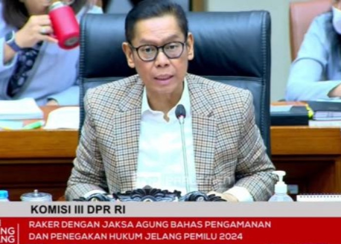 Komisi III DPR RI Rapat dengan Jaksa Agung, Bahas Penegakan Hukum Jelang Pemilu 2024