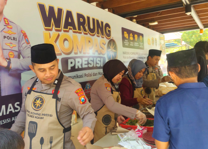 Polres Ngawi Buka Ruang Dialog di Warung Kompas Presisi