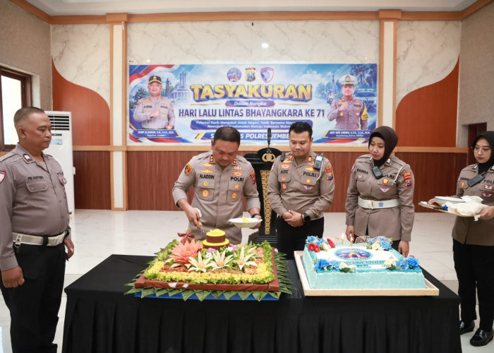 HUT Ke-71 Polantas, Polres Jember Gelar Tasyakuran dan Berbagi Kasih