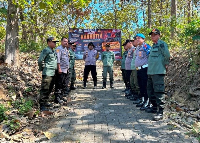 Polsek Malo dan Perhutani Edukasi Warga Bojonegoro Cegah Karhutla
