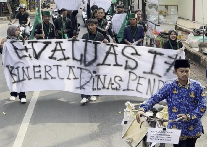 Bawa 7 Tuntutan, Demo HMI Tuban Desak Audit Dana BOS hingga Evaluasi Kinerja Dinas Pendidikan