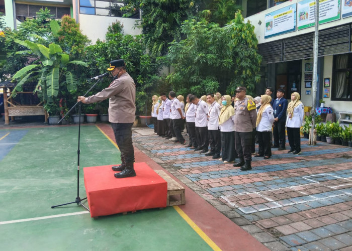 Jaga Kondusivitas, Tiga Pilar Simokerto Edukasi Siswa SMPN 41 Surabaya