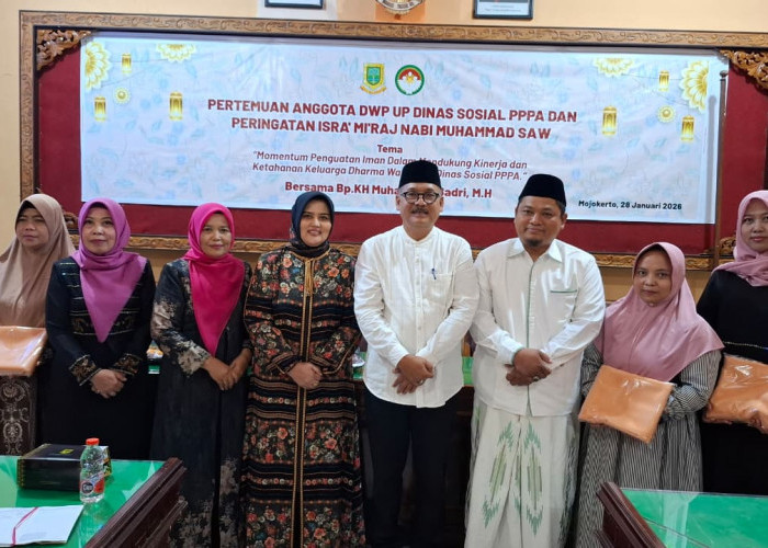 DWP UP Dinsos PPPA Kota Mojokerto Gelar Peringatan Isra Mikraj, Perkuat Iman dan Ketahanan Keluarga