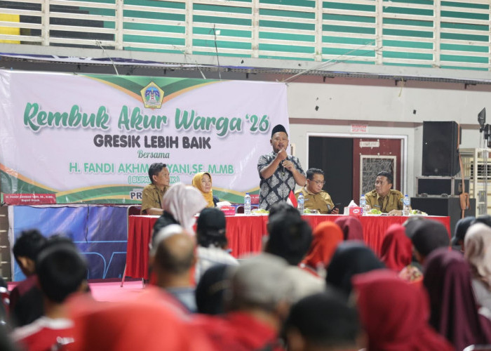 Maksimalkan Pemerataan Bansos. Bupati Gresik Ajak Warga Jadi Agen Perlinsos