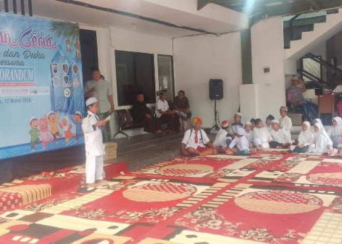 SKH Memorandum Gelar Ramadan Ceria Berbagi Bersama Anak Yatim Piatu 