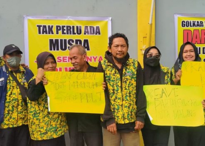Di Musda Partai Golkar Kota Malang, Sejumlah PL Sampaikan Uneg-uneg