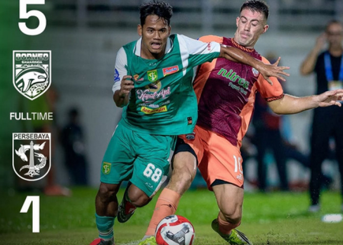 Persebaya Babak Belur di Samarinda, Dipermak Borneo FC 5-1