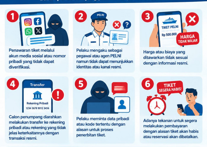 Modus Penipuan Tiket Kapal Pelni Makin Marak, Calon Penumpang Diminta Waspada