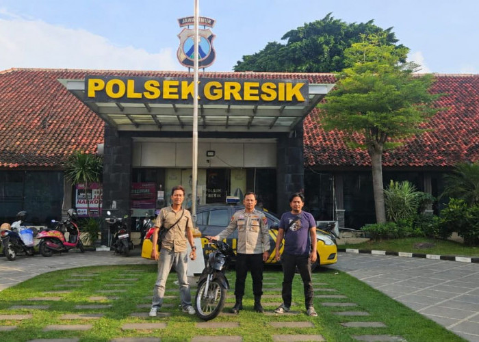 Curi Motor di Gresik Kota, Residivis Dibekuk Polisi di Jalan Raya