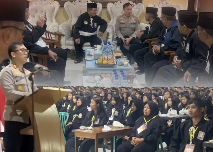 Kapolres Bojonegoro Hadiri Pengesahan Warga Baru PSHT, Ajak Jaga Persatuan dan Kondusivitas