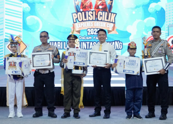 Gebyar Pocil Kapolres Gresik Cup 2025: Kebomas Raih Juara Umum, Tanamkan Disiplin Sejak Dini