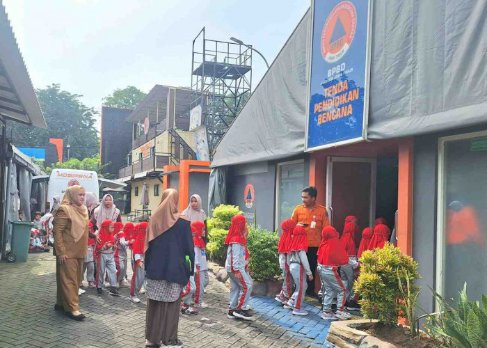 Pasca Libur Lebaran, Taman Edukasi BPBD Jatim Ramai Diserbu Anak TK Belajar Siaga Bencana