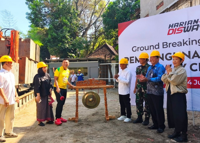 Harian Disway Gelar Groundbreaking Gedung Baru, Targetkan Kemajuan dan Kolaborasi Jangka Panjang