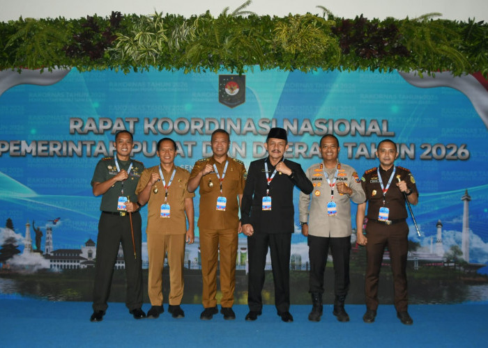 Bupati dan Wabup Tulungagung Hadiri Rakornas Pemerintah Pusat dan Daerah 2026 di Sentul