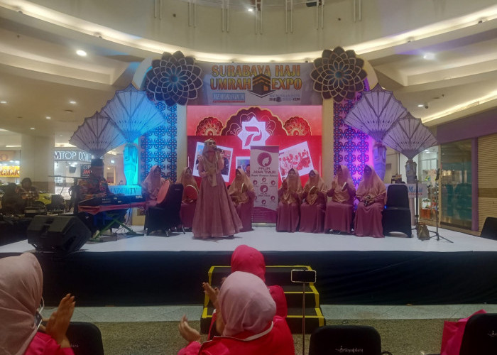 Surabaya Haji Umrah Expo 2024 Ramai Pengunjung dan Hiburan Menarik
