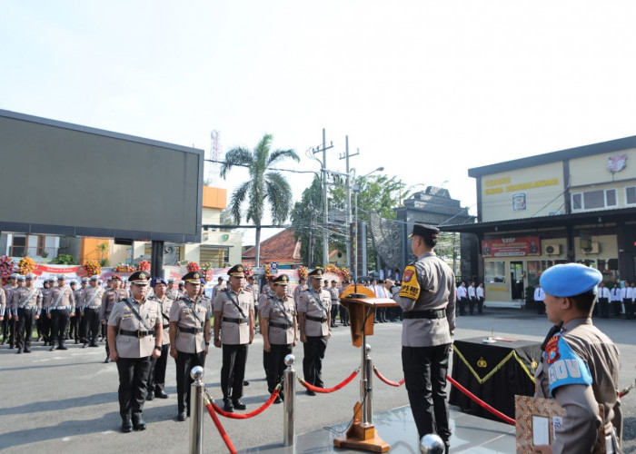 Polres Lamongan Gelar Sertijab Posisi Strategis