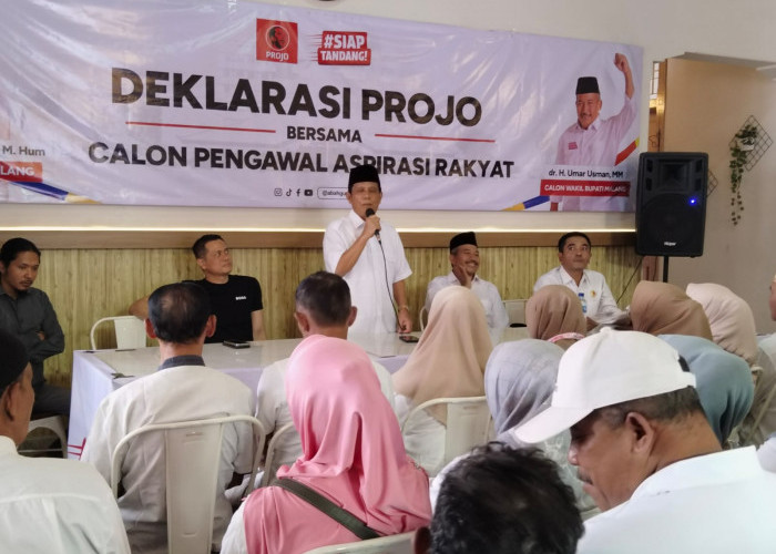 Projo Deklarasi Dukung Paslon GUS di Pilkada Kabupaten Malang