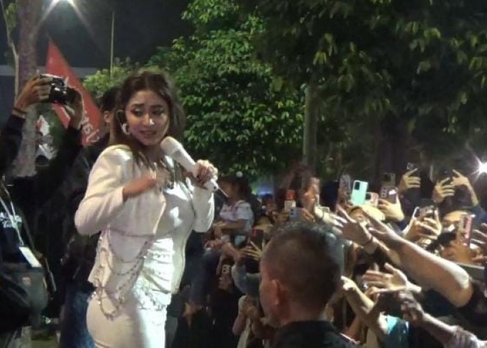 Dewi Perssik Pukau Ribuan Penonton di Pendalungan Festival Jember