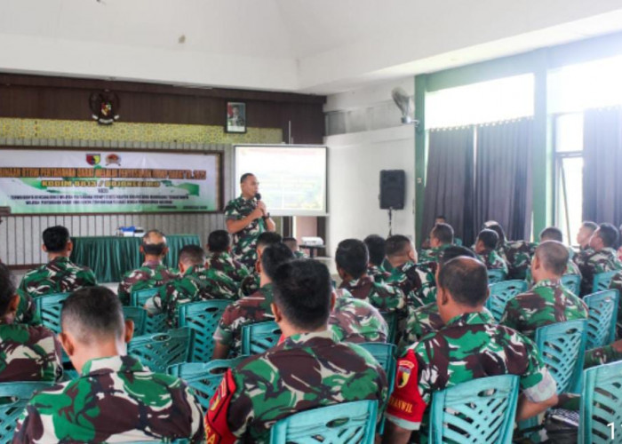 Wujudkan Pertahanan Wilayah Terpadu, Kodim Bojonegoro Gelar Pembinaan RTRW Hanrat