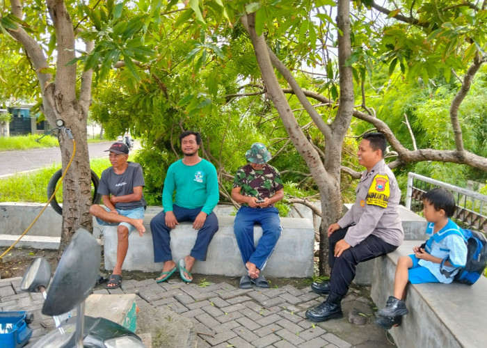 Bhabinkamtibmas Wiyung Ajak Warga Jalin Kerja Sama Jaga Kamtibmas