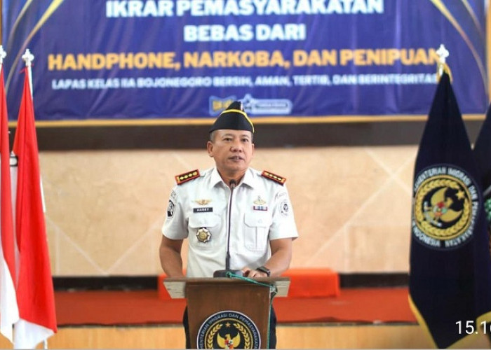  Lapas Bojonegoro Gelar Apel dan Razia Bersama Berantas HP Ilegal dan Narkoba