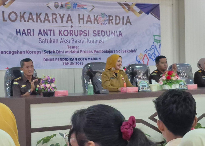 Dindik Kota Madiun Gandeng Kejaksaan Peringati Hakordia 2025, Tanamkan Pendidikan Anti Korupsi Sejak Dini