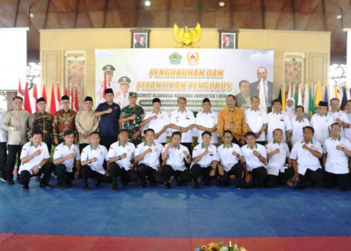 Bupati Pamekasan Ajak KONI Bersinergi Tingkatkan Prestasi Atlet, Faruk Ali Resmi Dikukuhkan