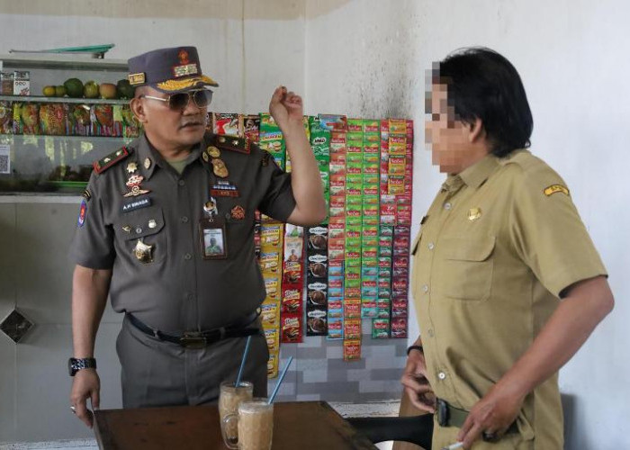 Nongkrong saat Jam Kerja, Puluhan ASN Gresik Ditindak Satpol PP