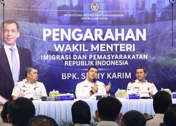 Perkuat Kinerja dan Layanan, Imigrasi Cilegon Ikuti Pengarahan Wamen Imipas di Serang