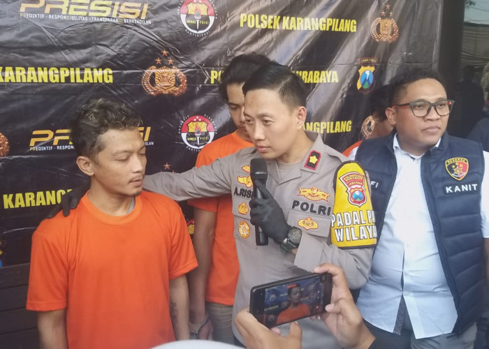 Polsek Karangpilang Amankan 5 Pelaku Curanmor di 21 TKP Surabaya