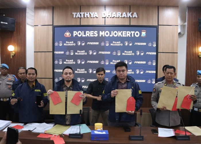 Penipuan Lowongan Kerja di Mojokerto, Tujuh Korban Rugi Rp630,5 Juta dan Tiga Tersangka Ditangkap