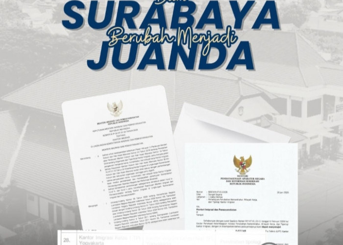 Resmi Berganti Nama Tanpa Ubah Lokasi Layanan, Kantor Imigrasi Surabaya Jadi TPI Juanda