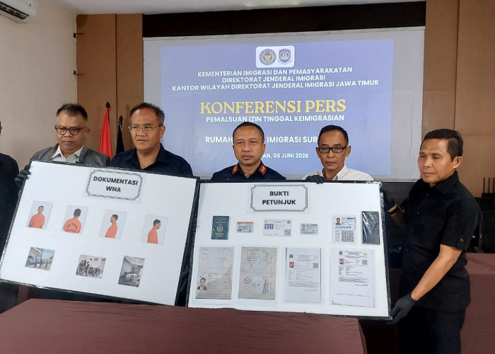 Palsukan KITAS, Rudenim Surabaya Amankan WNA Afghanistan 