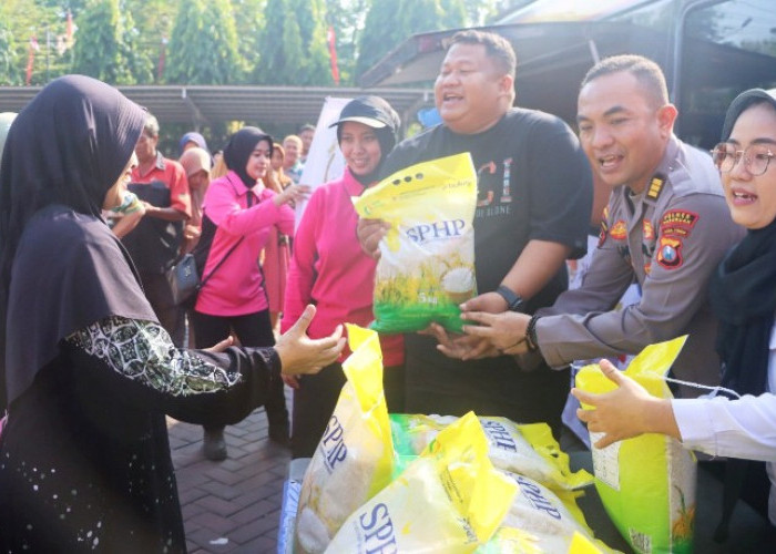 Polres Pasuruan Salurkan Beras Murah ke Seluruh Wilayah untuk Jaga Stabilitas Pangan