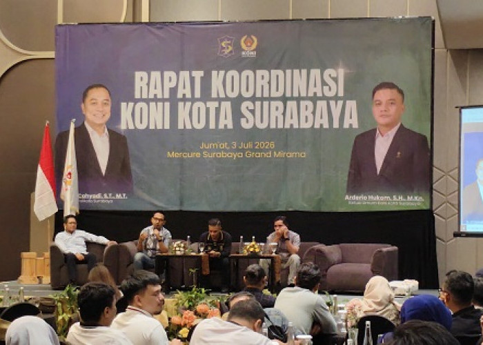 KONI Surabaya Pastikan Keluhan Fasilitas Latihan Cabor Ditindaklanjuti dalam Rakor