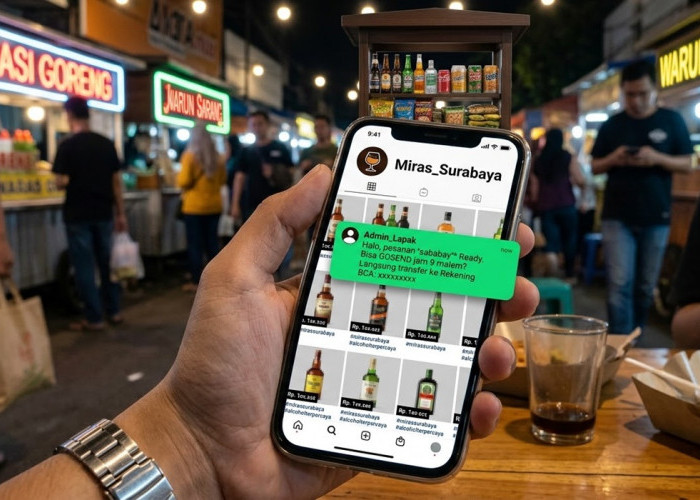 Penjualan Miras di Surabaya Marak Lewat Media Sosial