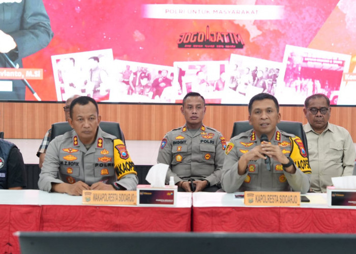 Polresta Sidoarjo Sampaikan Rilis Kamtibmas Tahun 2025