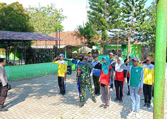 Babinsa dan Bhabinkamtibmas Wonoayu Gembleng Calon Paskibra Lumajang 2026