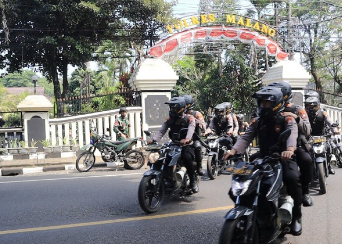 Jaga Ketertiban Malam, Polres Malang dan Kodim 0818 Perkuat Patroli Gabungan