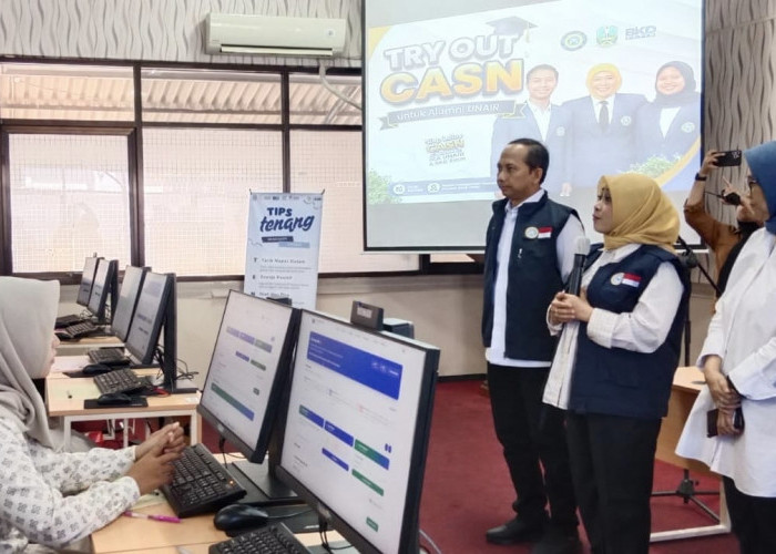 BKD Jatim Fasilitasi Try Out CASN untuk 517 Alumni Unair