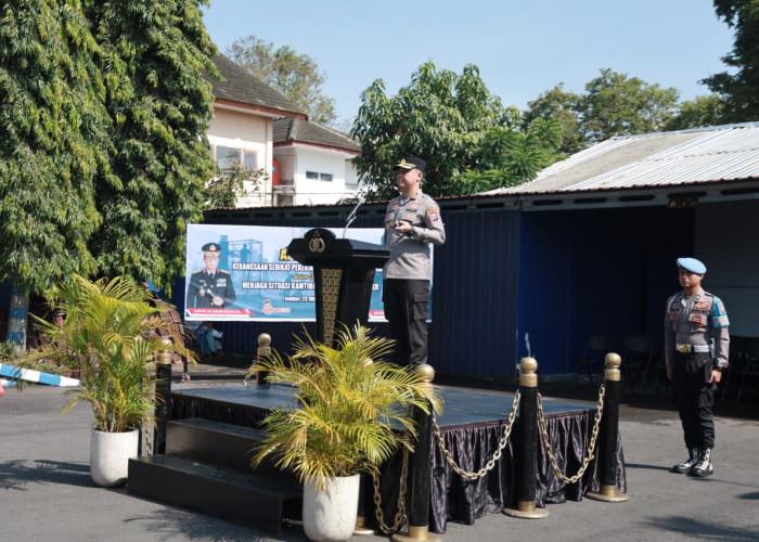 Satukan Keberagaman, Ratusan Buruh Jember Ikuti Apel Akbar Kebangsaan Dipimpin Langsung Kapolres