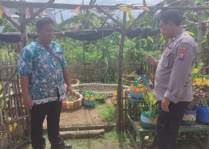 Polsek Bungah Dampingi Petani Wujudkan Ketahanan Pangan di Desa Kisik