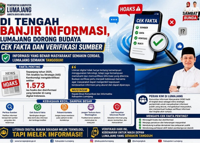 Di Tengah Banjir Informasi, Lumajang Dorong Budaya Cek Fakta dan Verifikasi