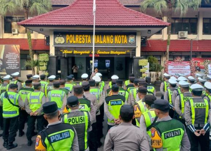 Kunker Presiden Prabowo, Polresta Malang Kota Kerahkan 270 Personel Amankan Peresmian SMA Taruna Nusantara
